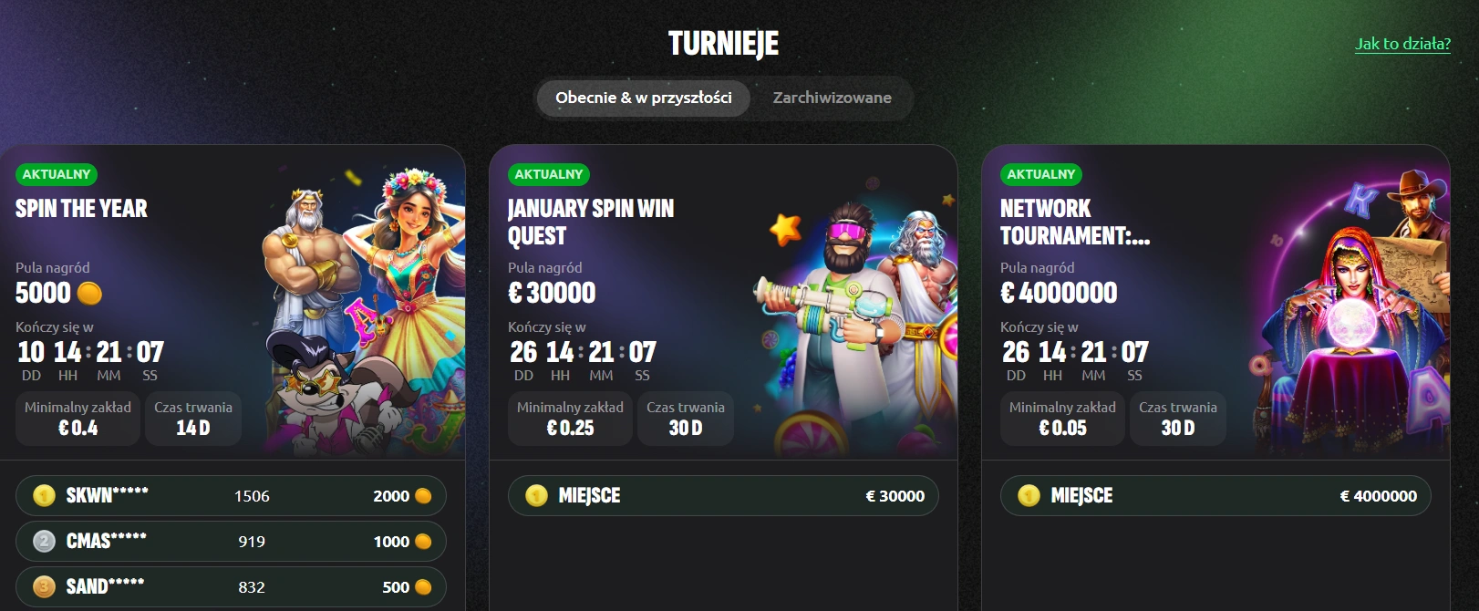 hexabet casino turnieje